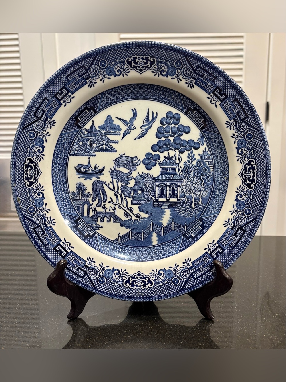 Churchill Chinoiserie Ceramic Dinner Plate